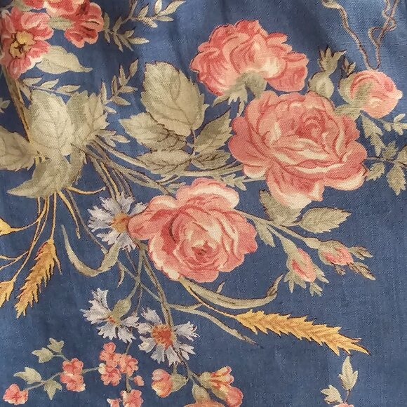 Ralph Lauren Vintage 100% Linen Floral Shorts | EUC | 8P | Blue, Multicolor - Picture 12 of 12
